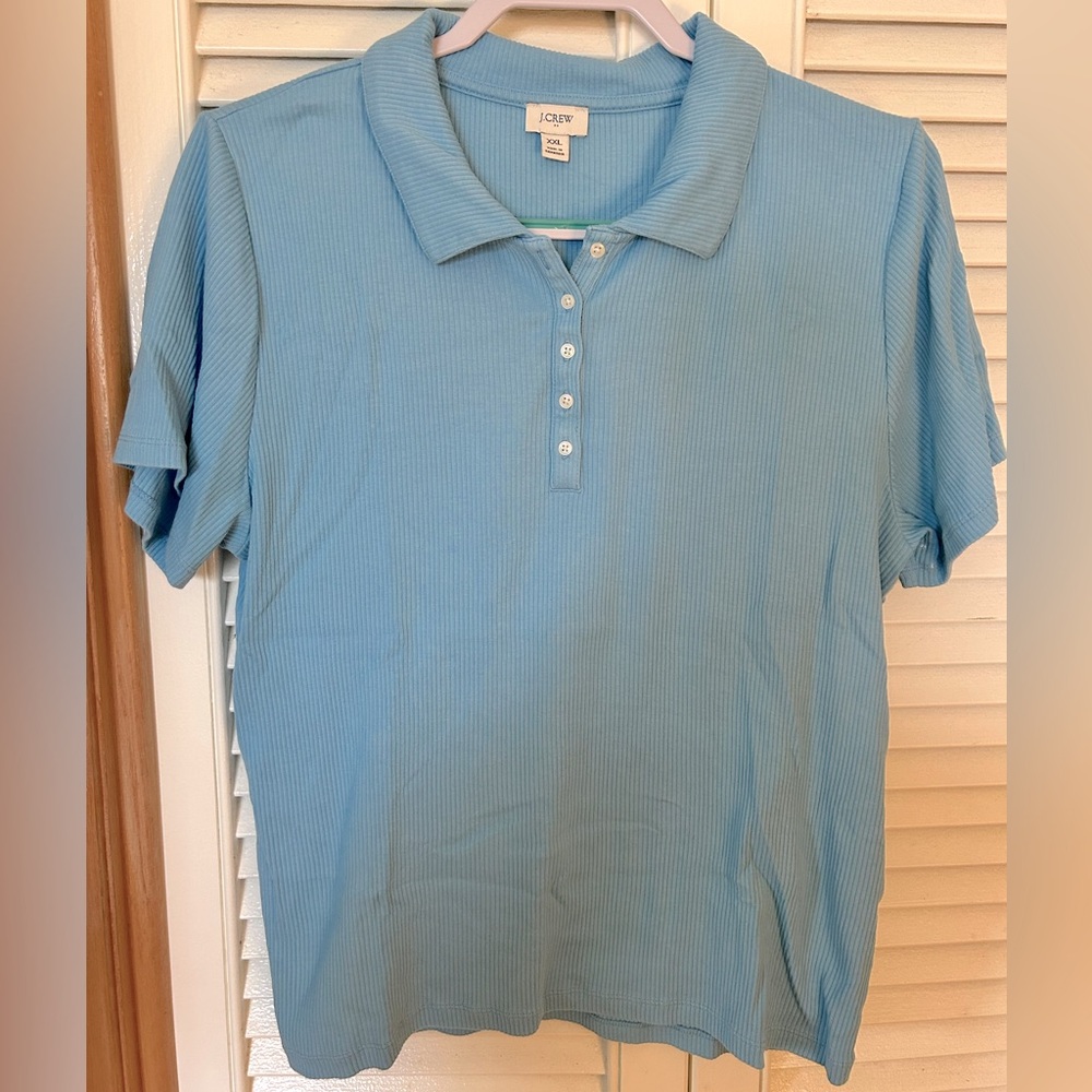 J. Crew Factory Ribbed Polo Shirt